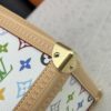 M13079 New White Tricolor Louis Vuitton x Takashi Murakami Women's Shoulder Bag, Tote Bag Size 34