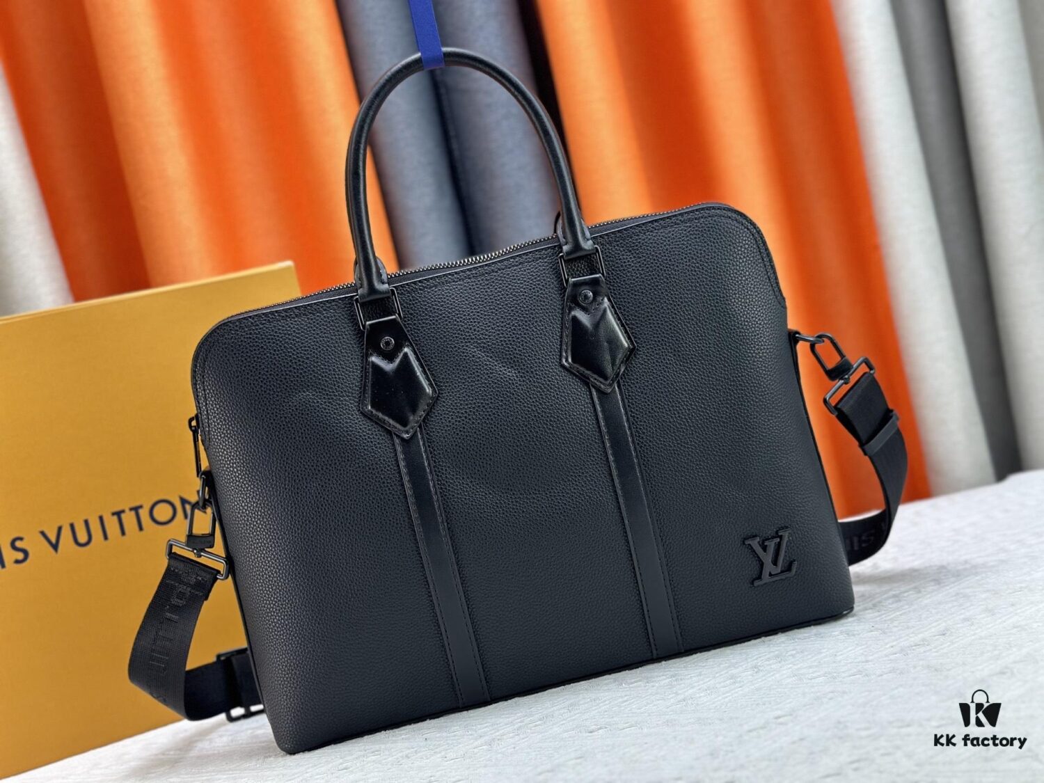 M59159 Black Top-Quality Original Surplus Briefcase
