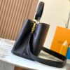 Upgraded M24607 Black Capucines Souple Large Handbag