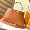 Upgraded M24607 Brown Capucines Souple Large Handbag