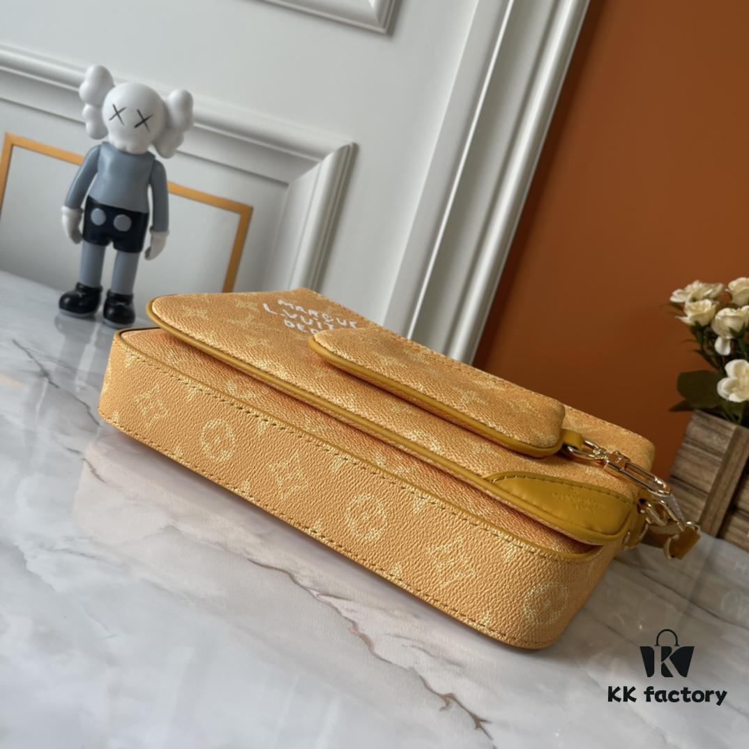 Upgraded Version 190 Official Website Newest Model M12868 M69443 M45320 M12766 New Men's Bag Three-Piece Set Messenger Bag Series