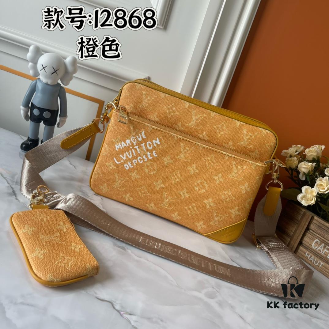 Upgraded Version 190 Official Website Newest Model M12868 M69443 M45320 M12766 New Men's Bag Three-Piece Set Messenger Bag Series