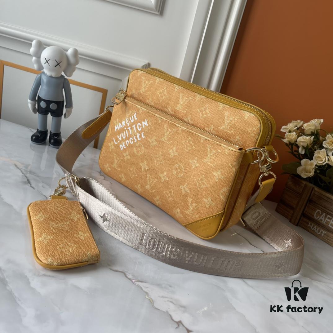 Upgraded Version 190 Official Website Newest Model M12868 M69443 M45320 M12766 New Men's Bag Three-Piece Set Messenger Bag Series