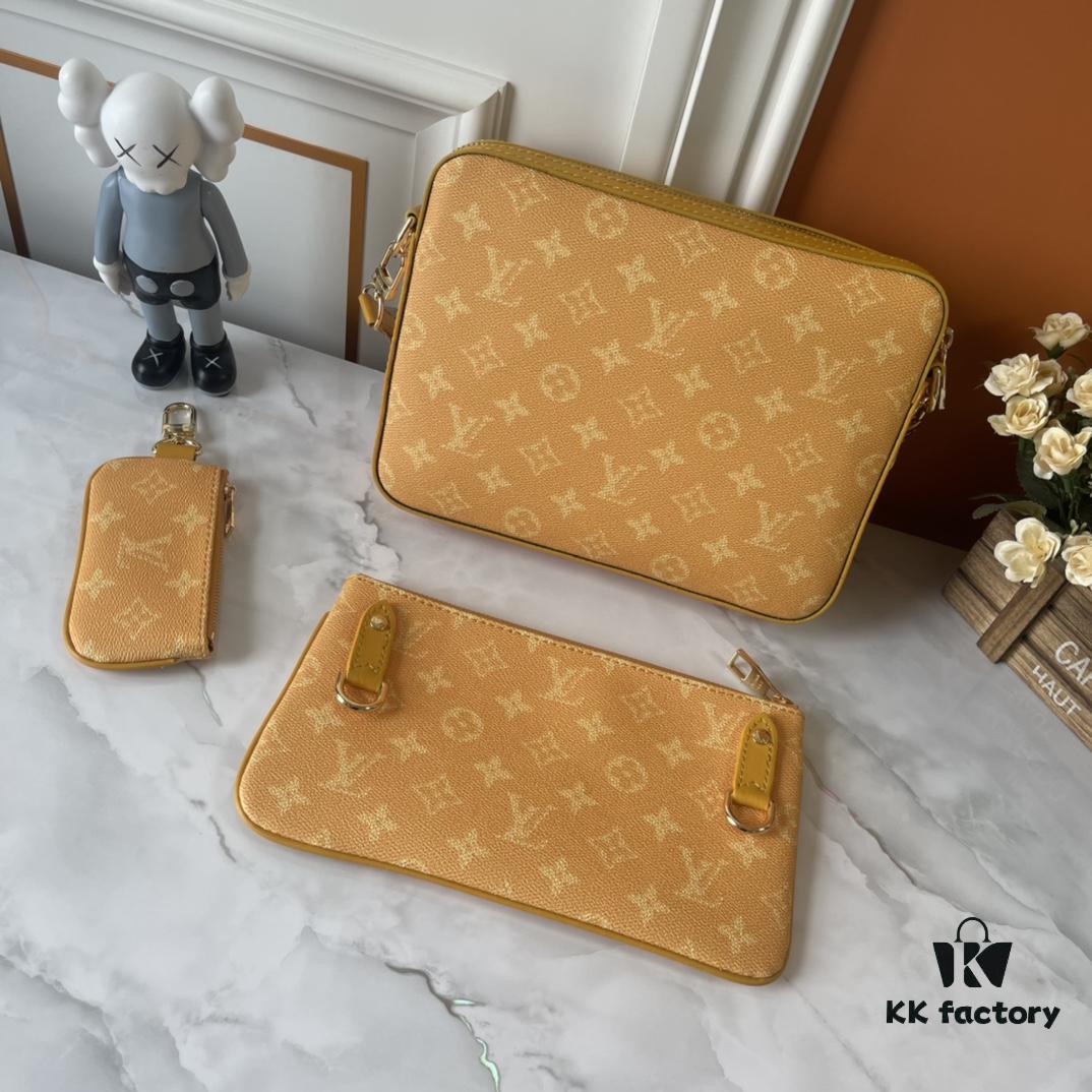 Upgraded Version 190 Official Website Newest Model M12868 M69443 M45320 M12766 New Men's Bag Three-Piece Set Messenger Bag Series