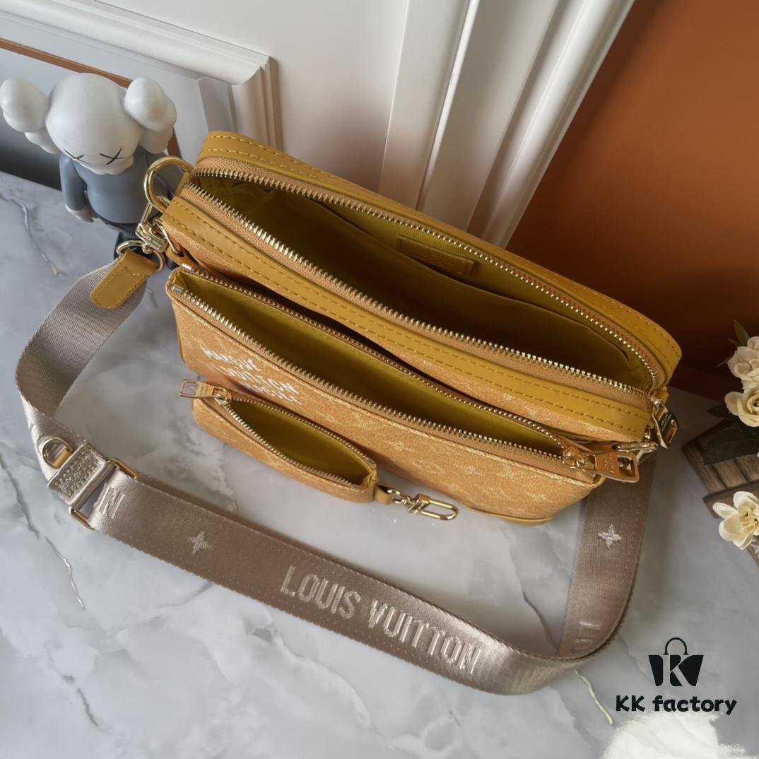 Upgraded Version 190 Official Website Newest Model M12868 M69443 M45320 M12766 New Men's Bag Three-Piece Set Messenger Bag Series