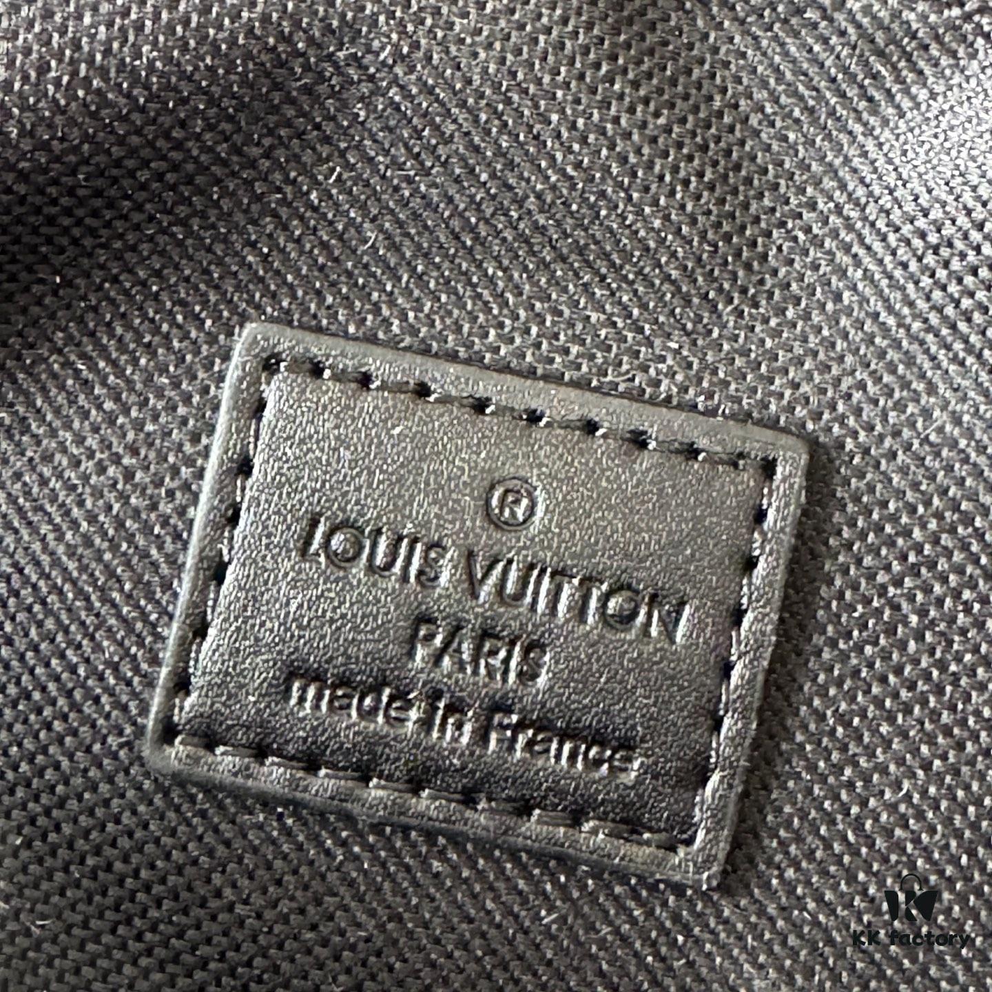 Upgraded Version M46795 M23742 Black Flower Embossed Men's Latest Messenger Bag Steamer