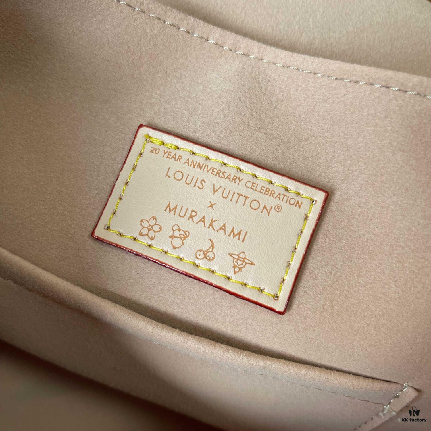 Upgraded Version [Actual Product Photography, Original Background] (Quality Comparison) VENICE Backpack M13081-M46836 White Multicolor (Takashi Murakami)