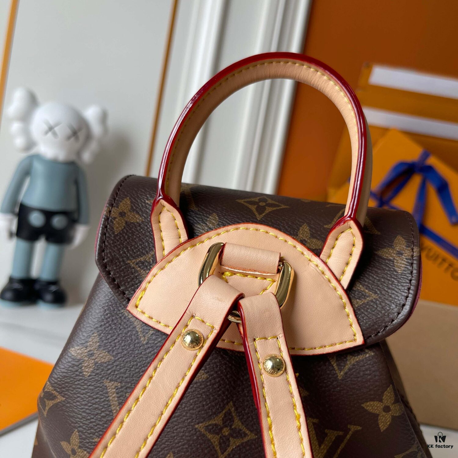 Upgraded Version [Real Photo, Original Background] (Quality Comparison) VENICE Backpack M13081-M46836 White Multicolor (Takashi Murakami)