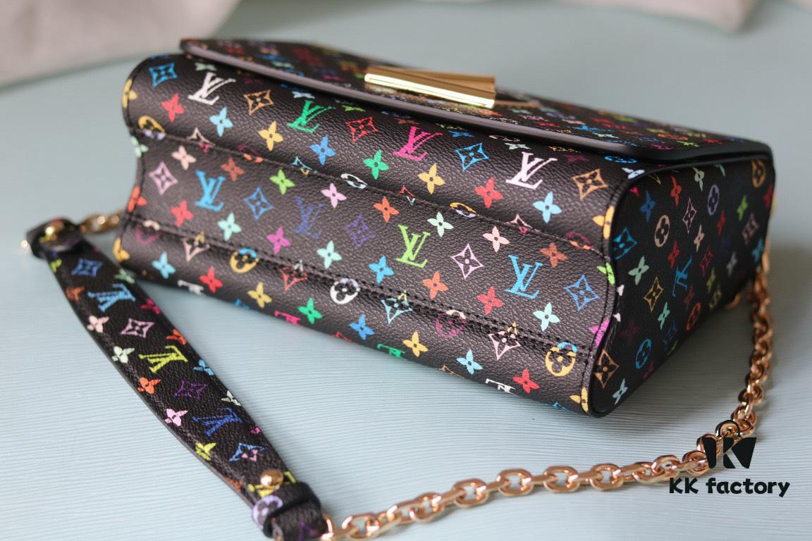 New Arrival Top Quality Original Version Replica LV TWIST Medium Handbag Epi Grain Leather with Monogram Pattern