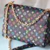 New Arrival Top Quality Original Version Replica LV TWIST Medium Handbag Epi Grain Leather with Monogram Pattern