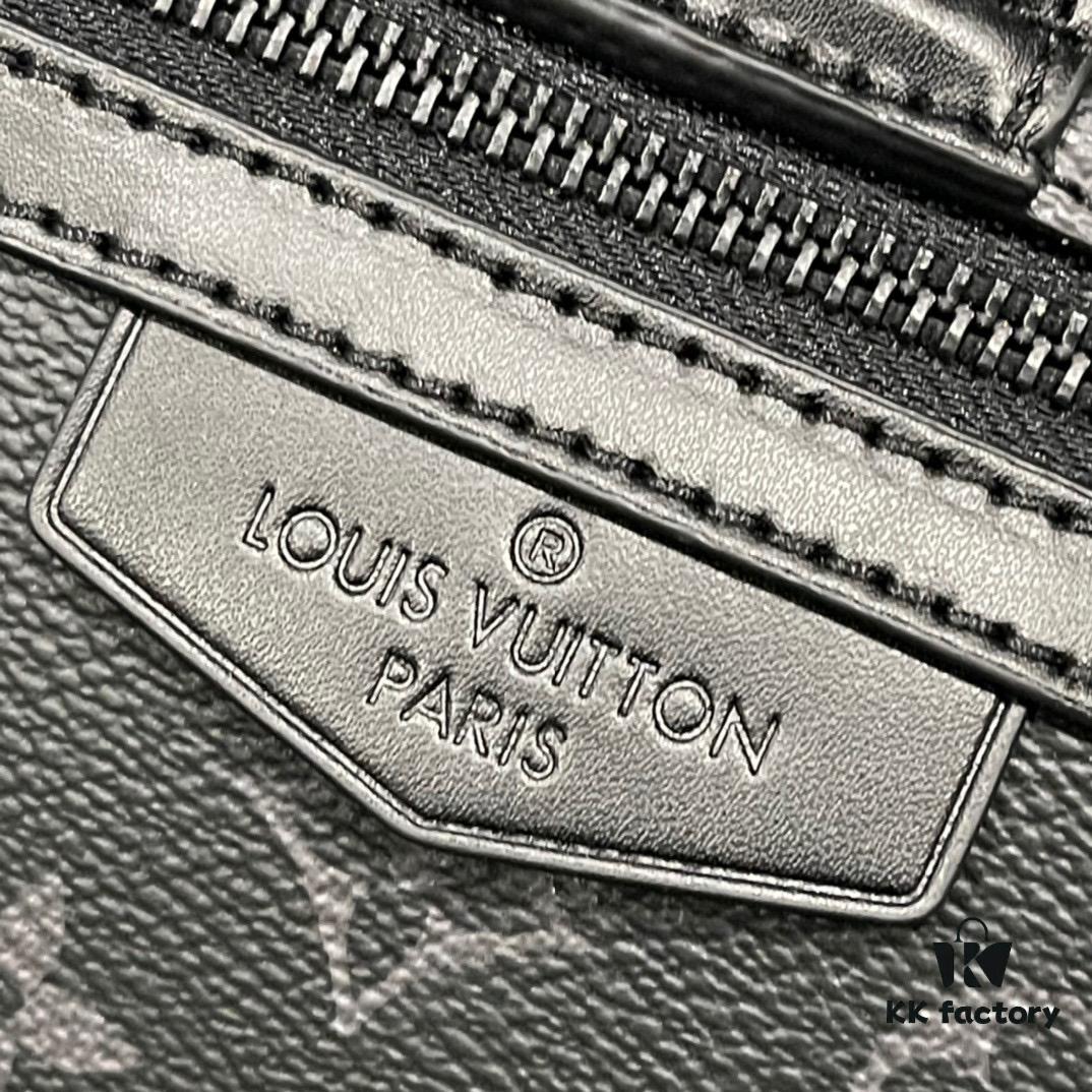 Upgraded M46794 Black Floral, Damier, and Black Check M23741 Embossed Latest S-Cape Messenger Bag