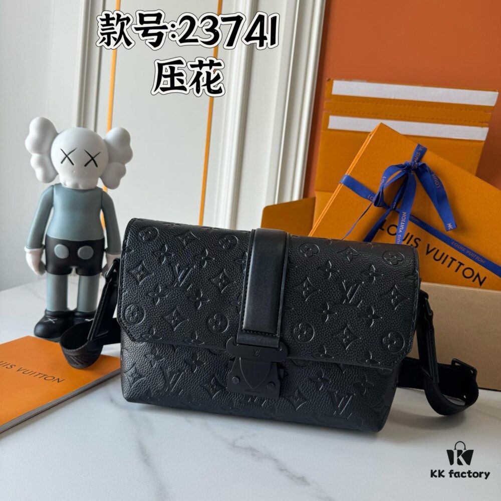 Upgraded M46794 Black Floral, Old Floral, Black Check M23741 Embossed Latest S-Cape Messenger Bag