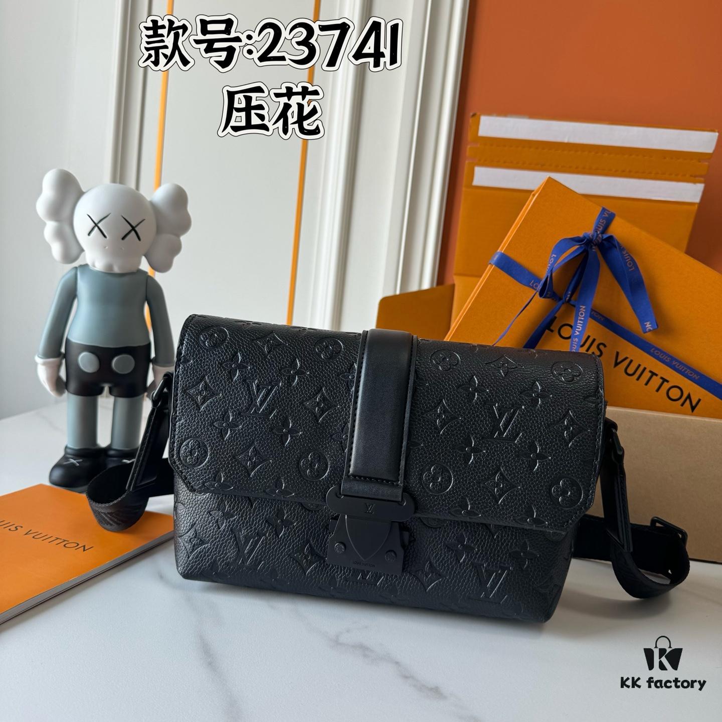 Upgraded M46794 Black Floral, Old Floral, Black Check M23741 Embossed Latest S-Cape Messenger Bag