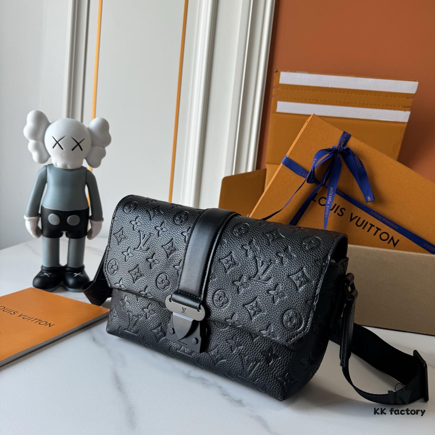 Upgraded M46794 Black Floral, Old Floral, Black Check M23741 Embossed Latest S-Cape Messenger Bag