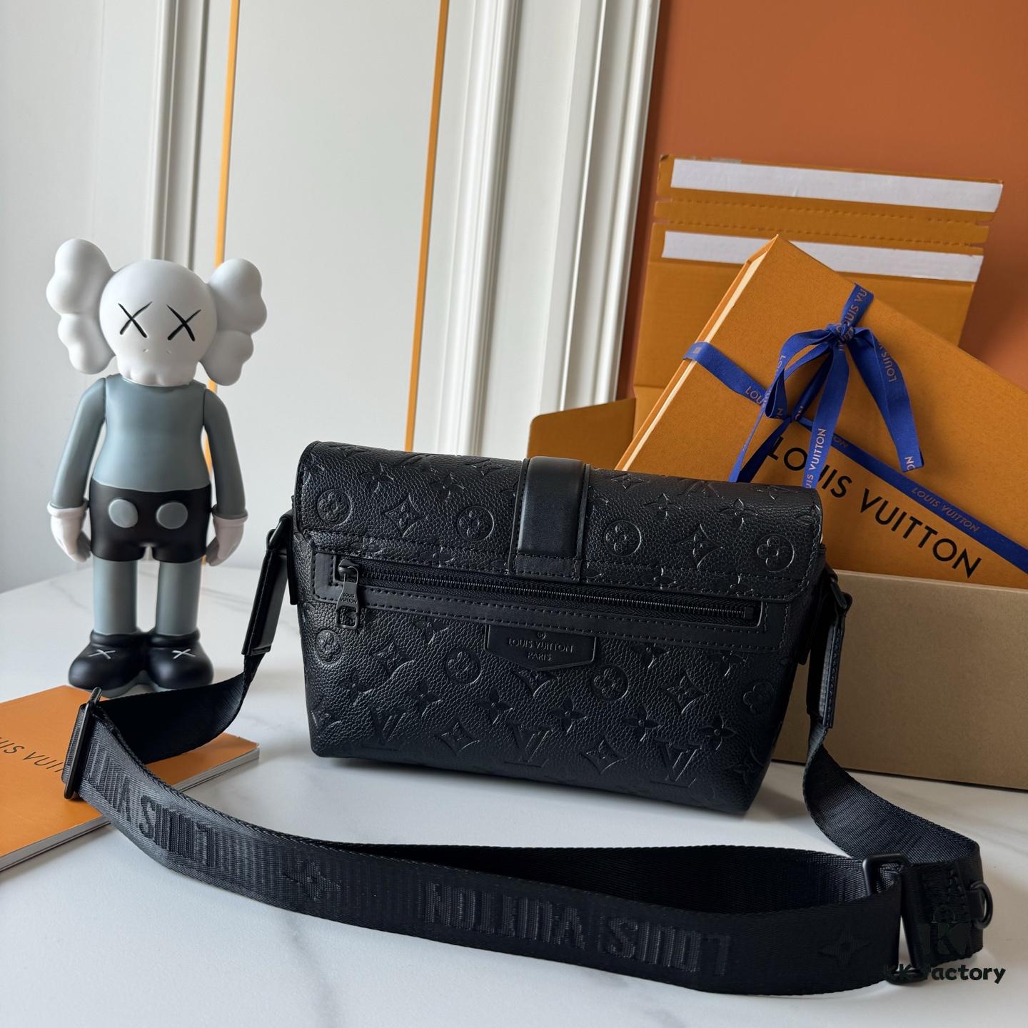 Upgraded M46794 Black Floral, Old Floral, Black Check M23741 Embossed Latest S-Cape Messenger Bag