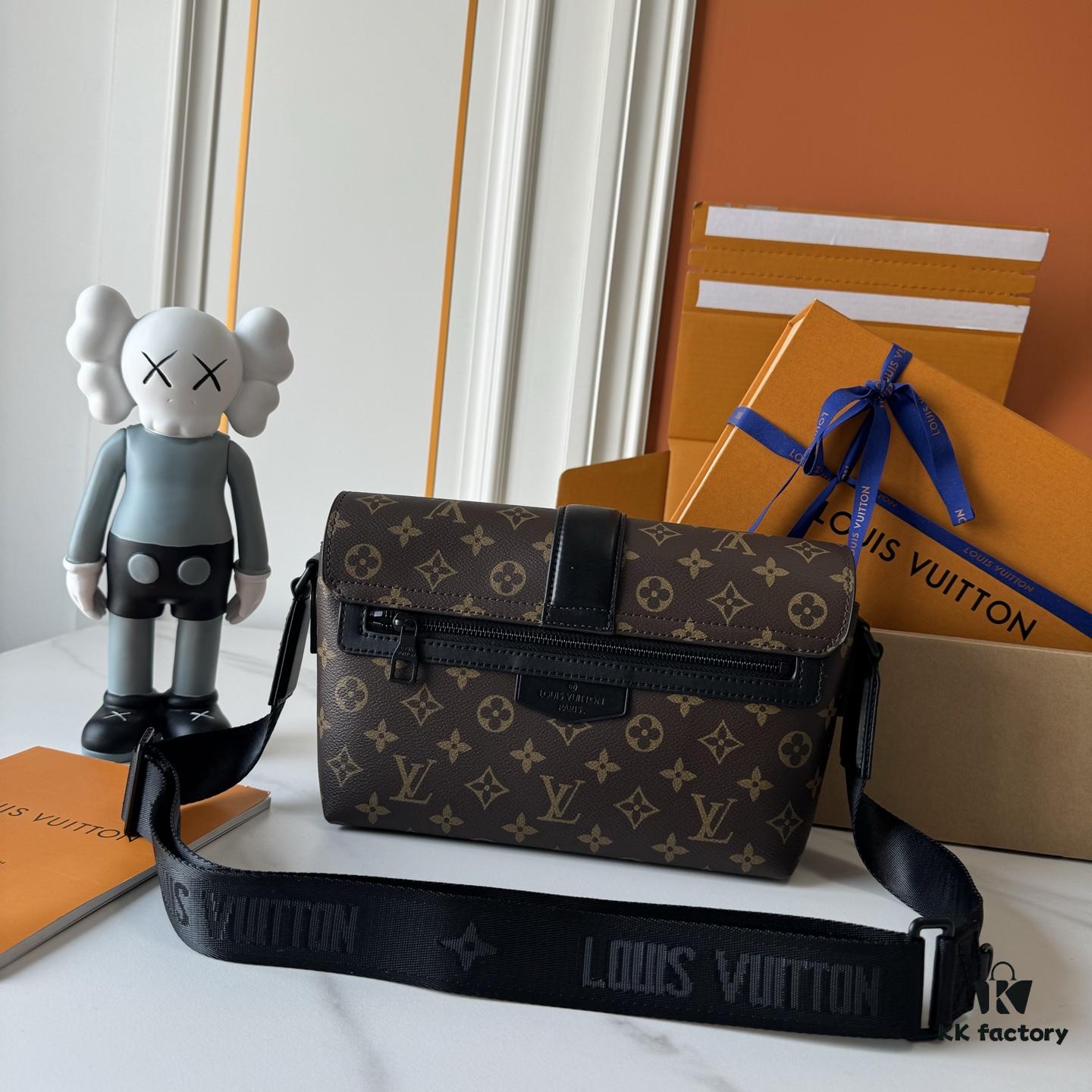 Upgraded M46794 Black Floral, Old Floral, Black Check M23741 Embossed Latest S-Cape Messenger Bag