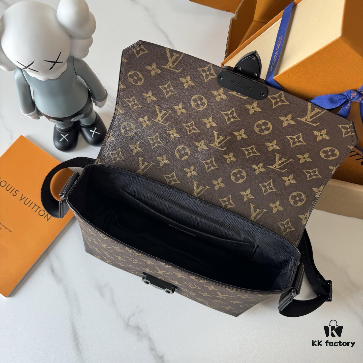 Upgraded M46794 Black Floral, Old Floral, Black Check M23741 Embossed Latest S-Cape Messenger Bag