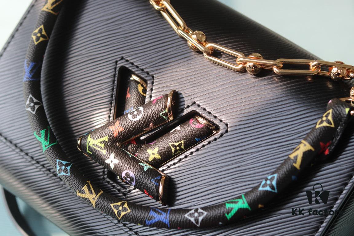 New Arrival Top Quality Original Version Replica LV Twist Medium Handbag Epi Grain Leather with Monogram Pattern