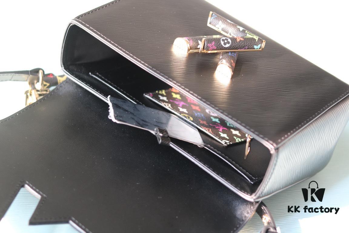 New Arrival Top Quality Original Version Replica LV Twist Medium Handbag Epi Grain Leather with Monogram Pattern