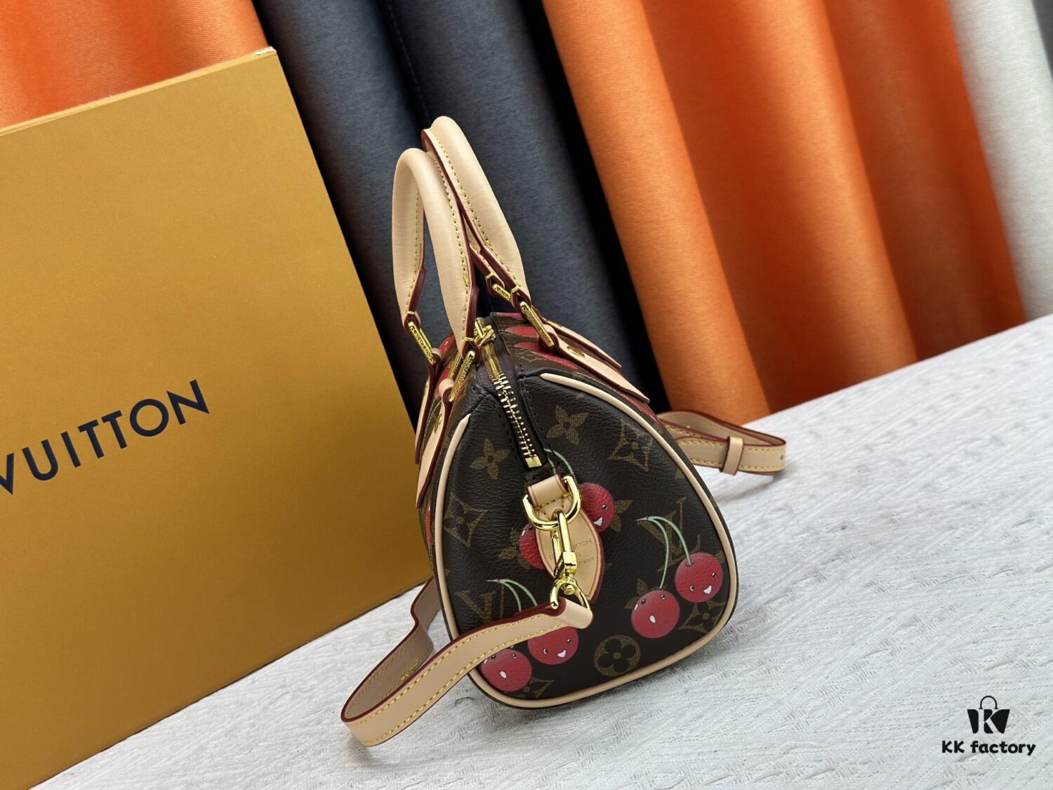 Upgraded Original Cherry 🍒 M13094 M46234 M46222 Speedy Bandoulière 20 Handbag