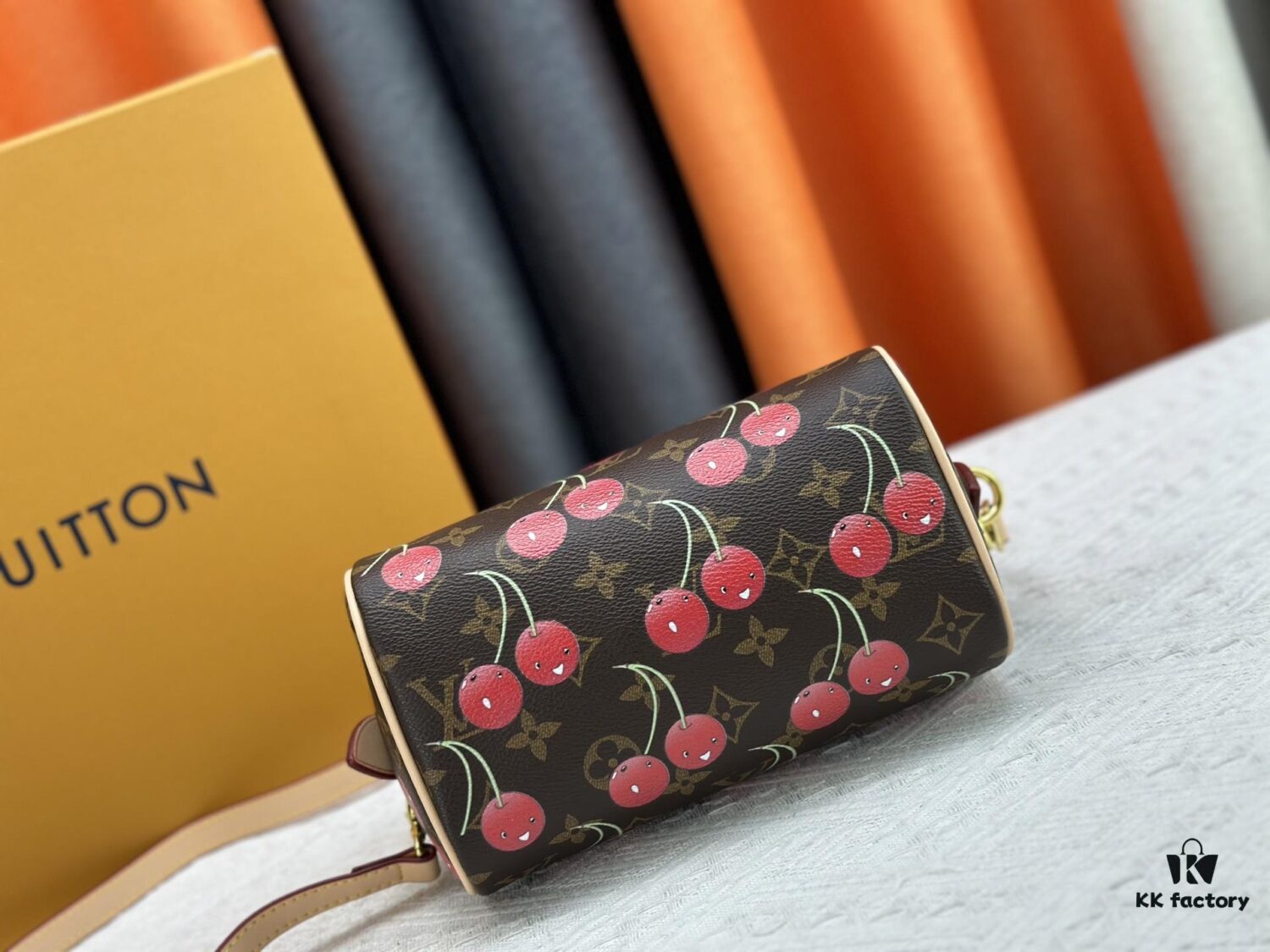 Upgraded Original Cherry 🍒 M13094 M46234 M46222 Speedy Bandoulière 20 Handbag