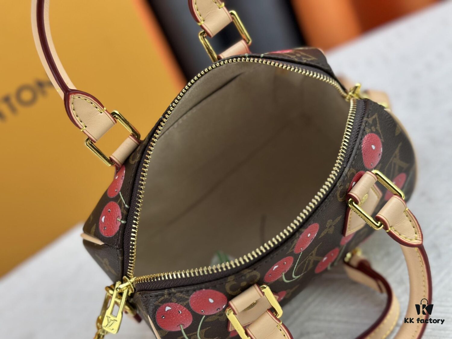 Upgraded Original Cherry 🍒 M13094 M46234 M46222 Speedy Bandoulière 20 Handbag