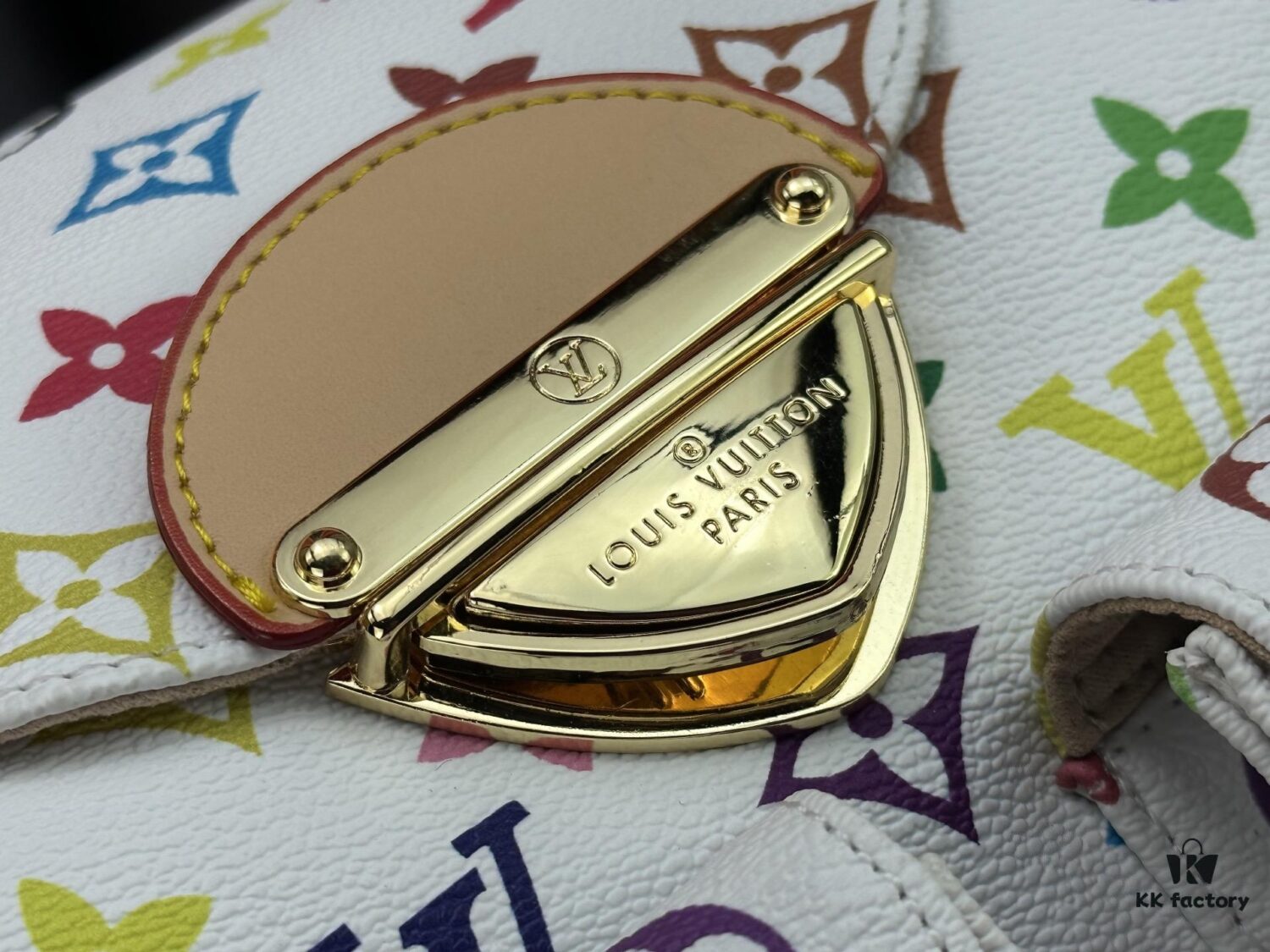 Upgraded Original M13081 M46836 This Venice Backpack Crafted from Coated Canvas with Vivid Hues Inspired by Japanese Artist Takashi Murakami Depicting the Monogram Pattern, Showcasing the Playful Spirit of the Louis Vuitton x Takashi Murakami Reissue Collection