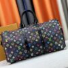 M13742 Multicolor White and Black Travel Bag New Arrival LV x TM KEEPALL BANDOULIÈRE 45