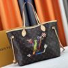 Upgraded Original M13675 M13271 M40995 This Medium Neverfull Bag from the Louis Vuitton x Takashi Murakami Re-Edition Collection