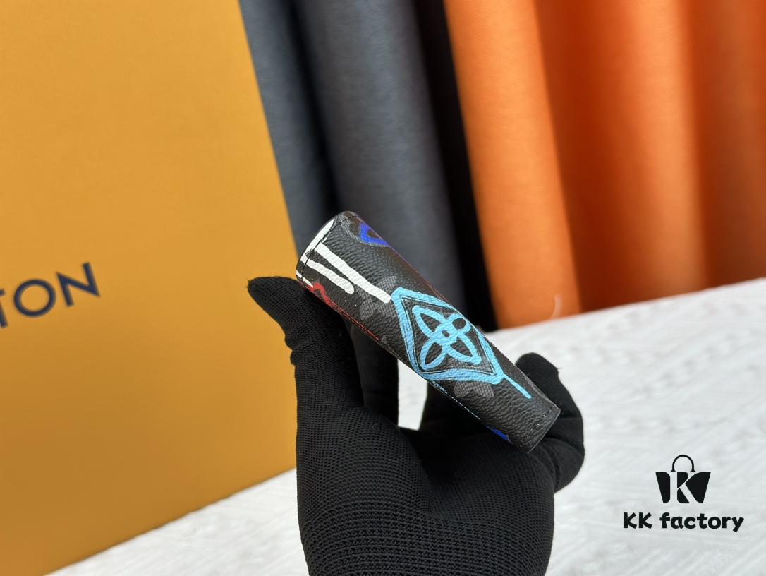 Wallet Model: 81847 Louis Vuitton Classic Brazza Wallet in Damier Graphite Pixel Canvas