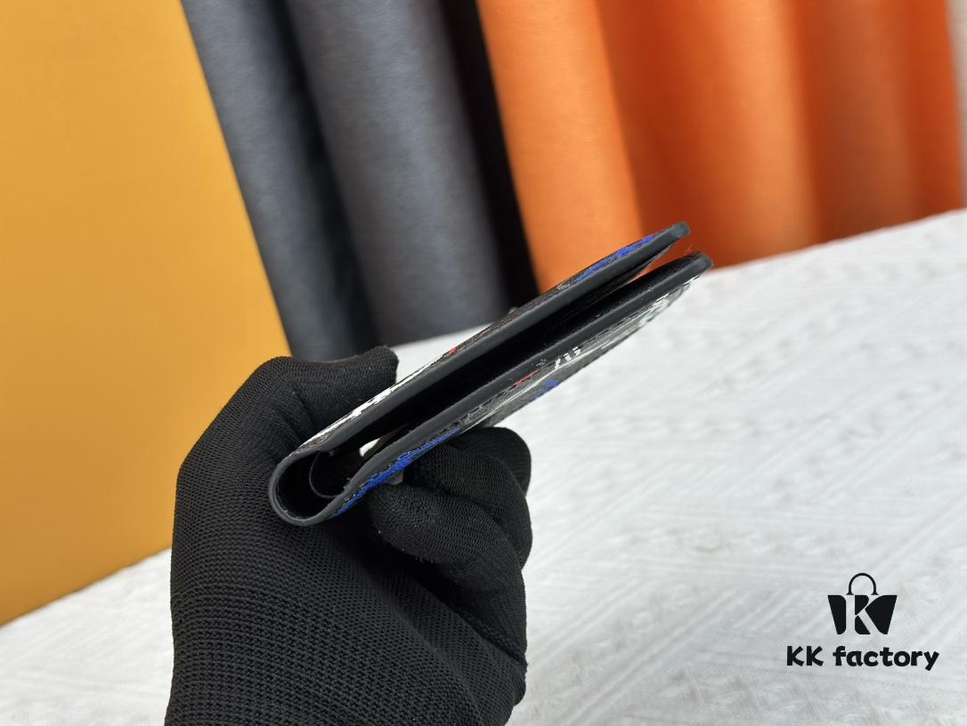 Wallet Model: 81847 Louis Vuitton Classic Brazza Wallet in Damier Graphite Pixel Canvas