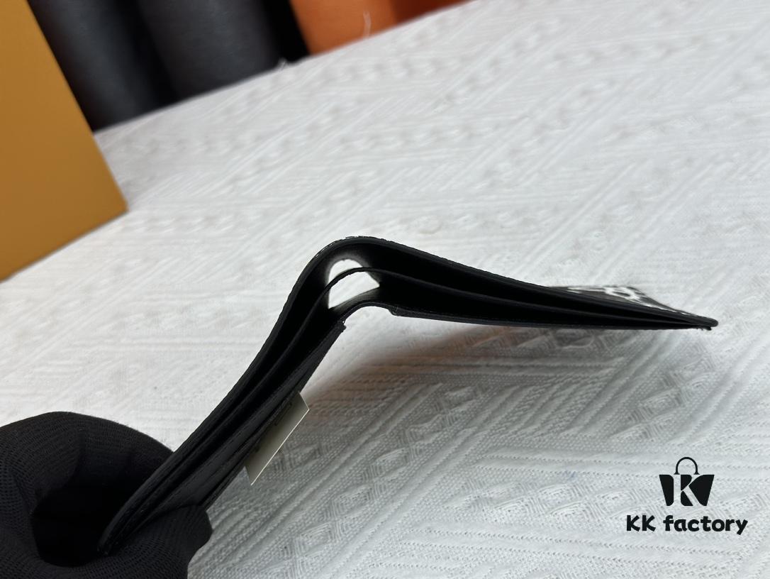 Wallet Model: 81847 Louis Vuitton Classic Brazza Wallet in Damier Graphite Pixel Canvas