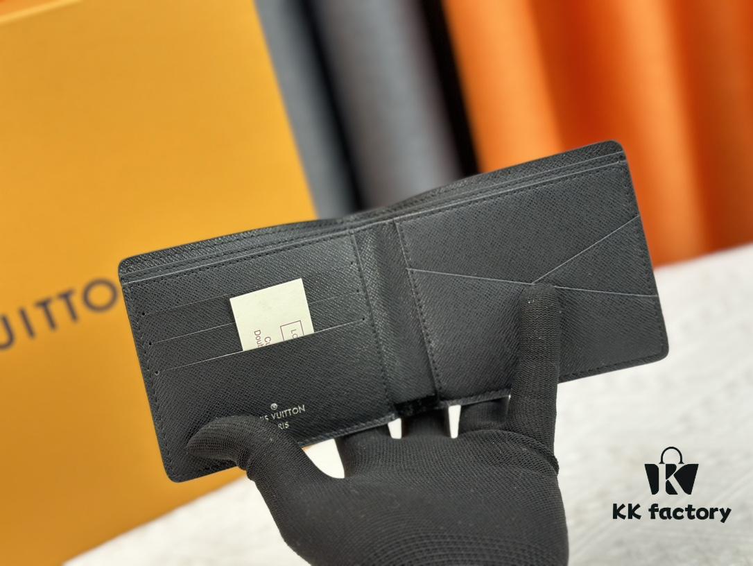 Wallet Model: 81847 Louis Vuitton Classic Brazza Wallet in Damier Graphite Pixel Canvas