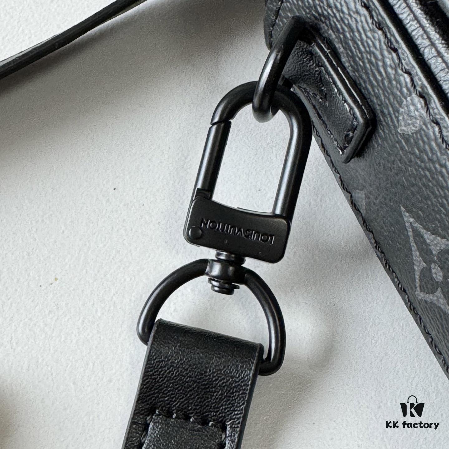 Upgraded M81522 M81524 M82252 M82535 M82568 S-LOCK VERTICAL WEARABLE Wallet in LV Classic Monogram Macassar Canvas – Multicolor Print Including Onyx, Black, Embossed, Grey-Embossed, Burgundy, Green, and Orange (M82535 with Black Strap Option)