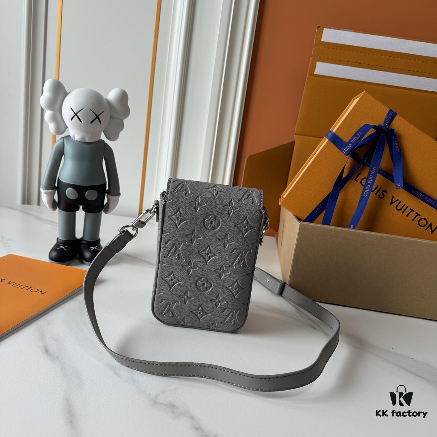 Upgraded M81522 M81524 M82252 M82535 M82568 S-LOCK VERTICAL WEARABLE Wallet in Monogram Macassar Canvas