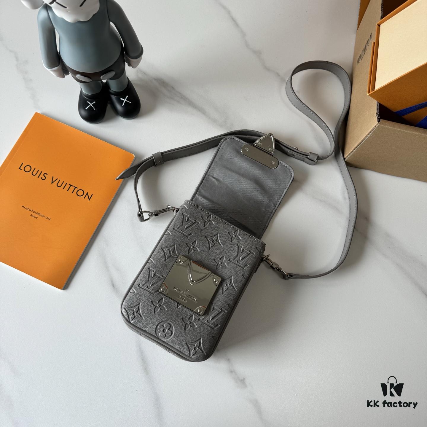 Upgraded M81522 M81524 M82252 M82535 M82568 S-LOCK VERTICAL WEARABLE Wallet in Monogram Macassar Canvas