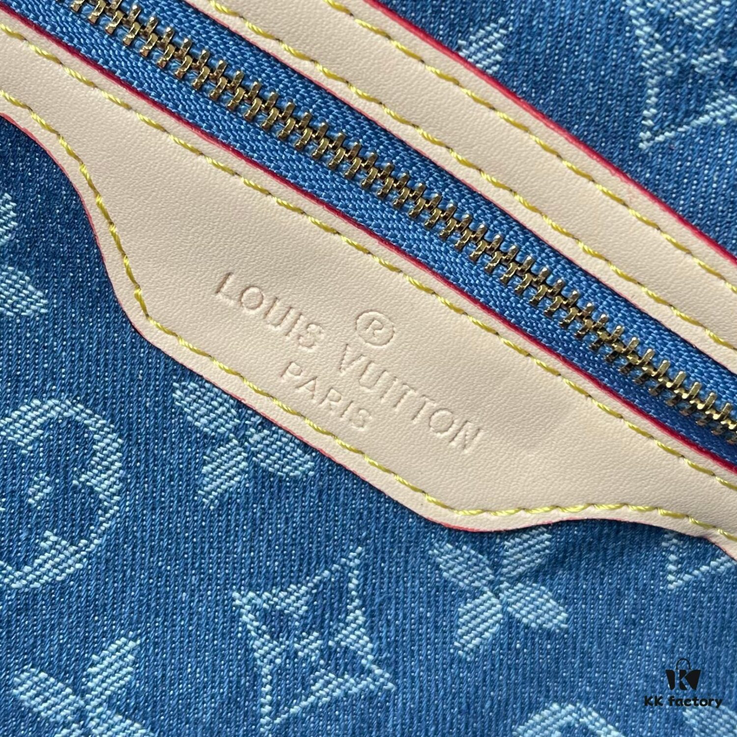 Upgraded M40995 Medium Denim Jacquard Tote Bag 💋💋 Louis Vuitton New Neverfull – A Fresh Take on a Classic Handbag