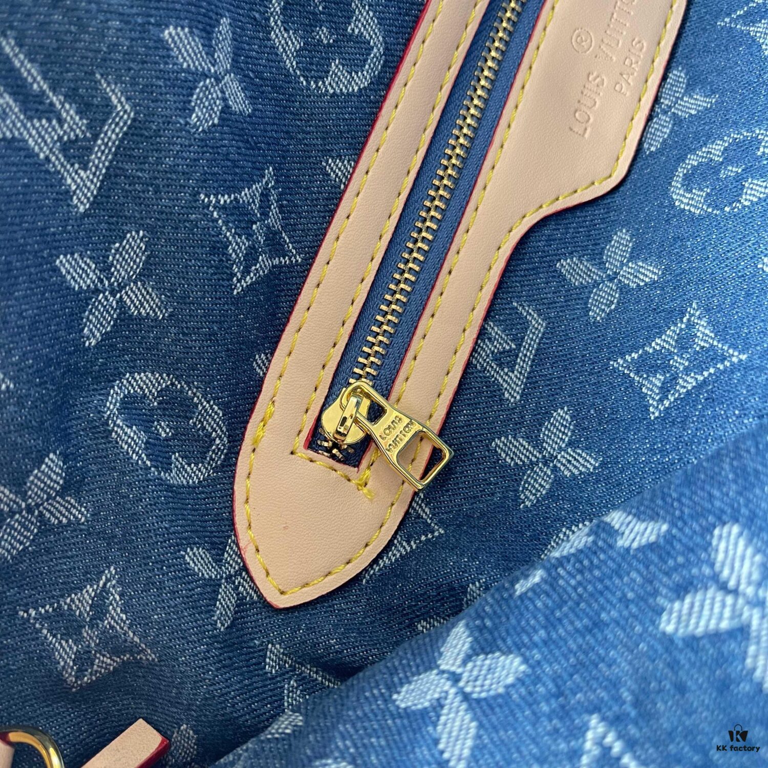 Upgraded M40995 Medium Denim Jacquard Tote Bag 💋💋 Louis Vuitton New Neverfull – A Fresh Take on a Classic Handbag