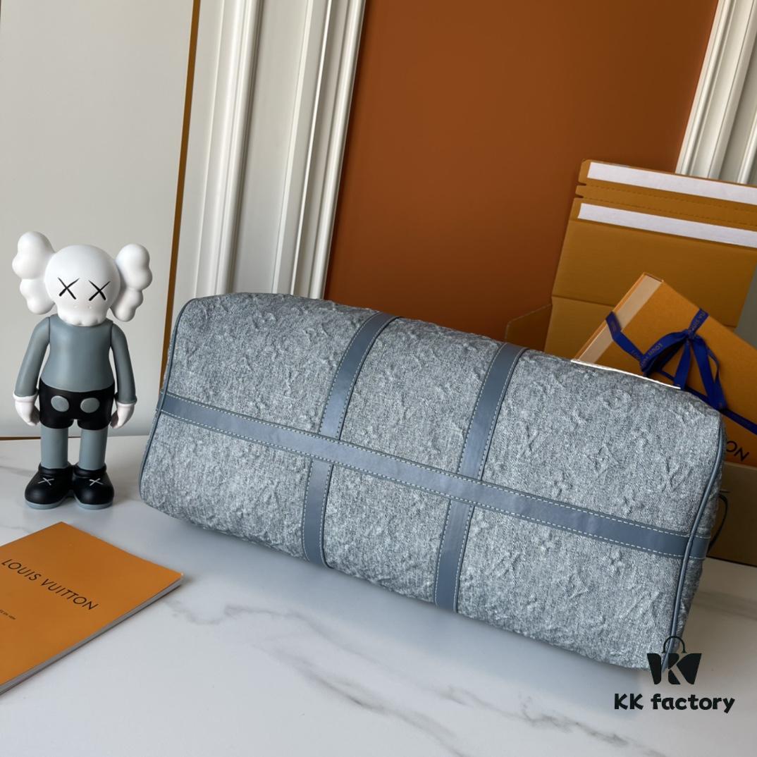 Upgraded Version Latest Model M22532 Denim Keepall Bandoulière 50 Travel Bag