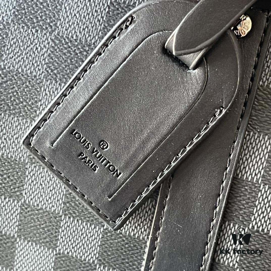 Upgraded Version Latest Model M22532 M41416 M44810 Black GG, Embossed GG, Crosshatch Keepall Shoulder Bag 50 Travel Bag