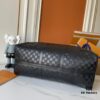 Upgraded Version Latest Model M22532 M41416 M44810 Black Grid Pressed Grid Cross Texture Keepall Bandoulière 50 Travel Bag