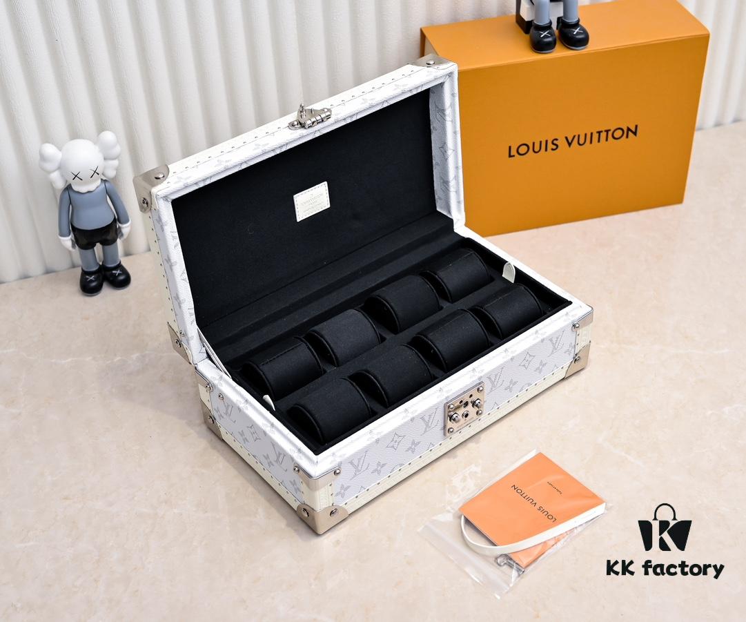 Guangzhou Stock Top Quality Original Version M4700B [Exclusive Shooting, Upgraded Original Version] 8-Piece Watch Box White Flower