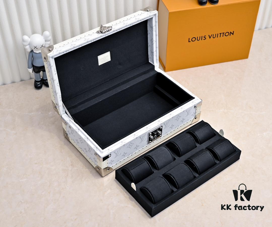 Guangzhou Stock Top Quality Original Version M4700B [Exclusive Shooting, Upgraded Original Version] 8-Piece Watch Box White Flower