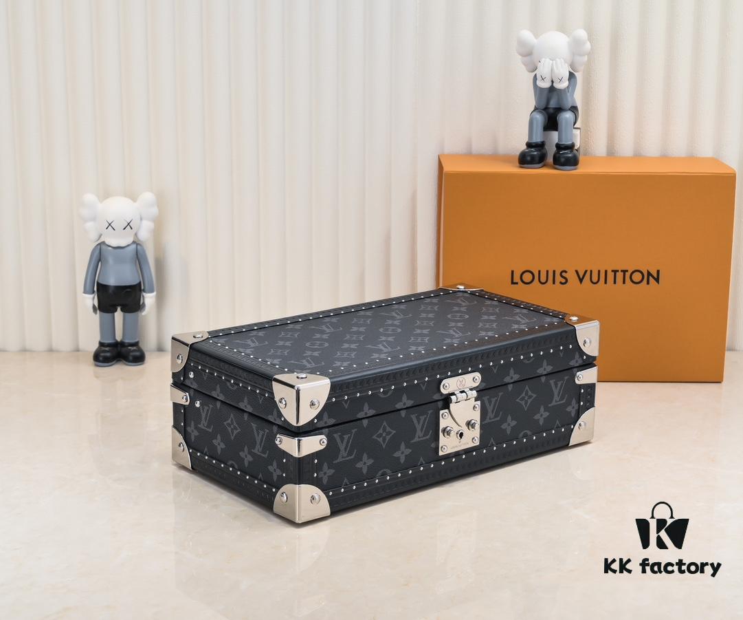 Top-tier Original M4700B [Exclusive Shoot, Upgraded Original Version] 8-Piece Watch Box Black Flower