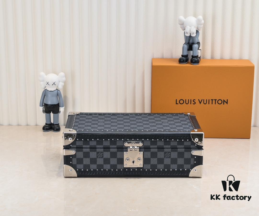 Top-Grade Original M4700B [Exclusive Shoot, Upgraded Original Version] 8-Piece Watch Box in Black Grid