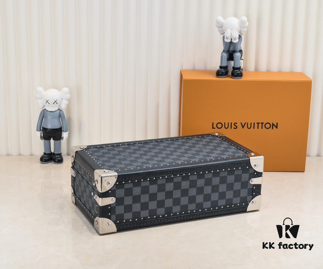 Top-Grade Original M4700B [Exclusive Shoot, Upgraded Original Version] 8-Piece Watch Box in Black Grid