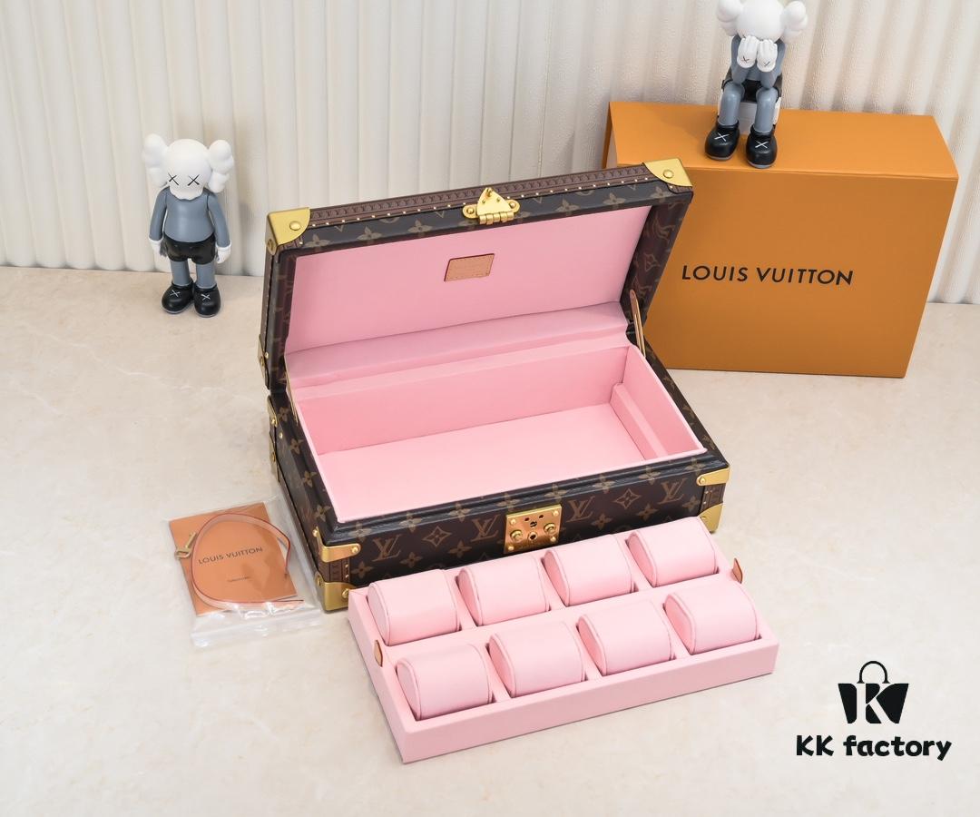Top-tier Original M4700B [Exclusive Shoot, Upgraded Original] 8-Piece Watch Box in Pink