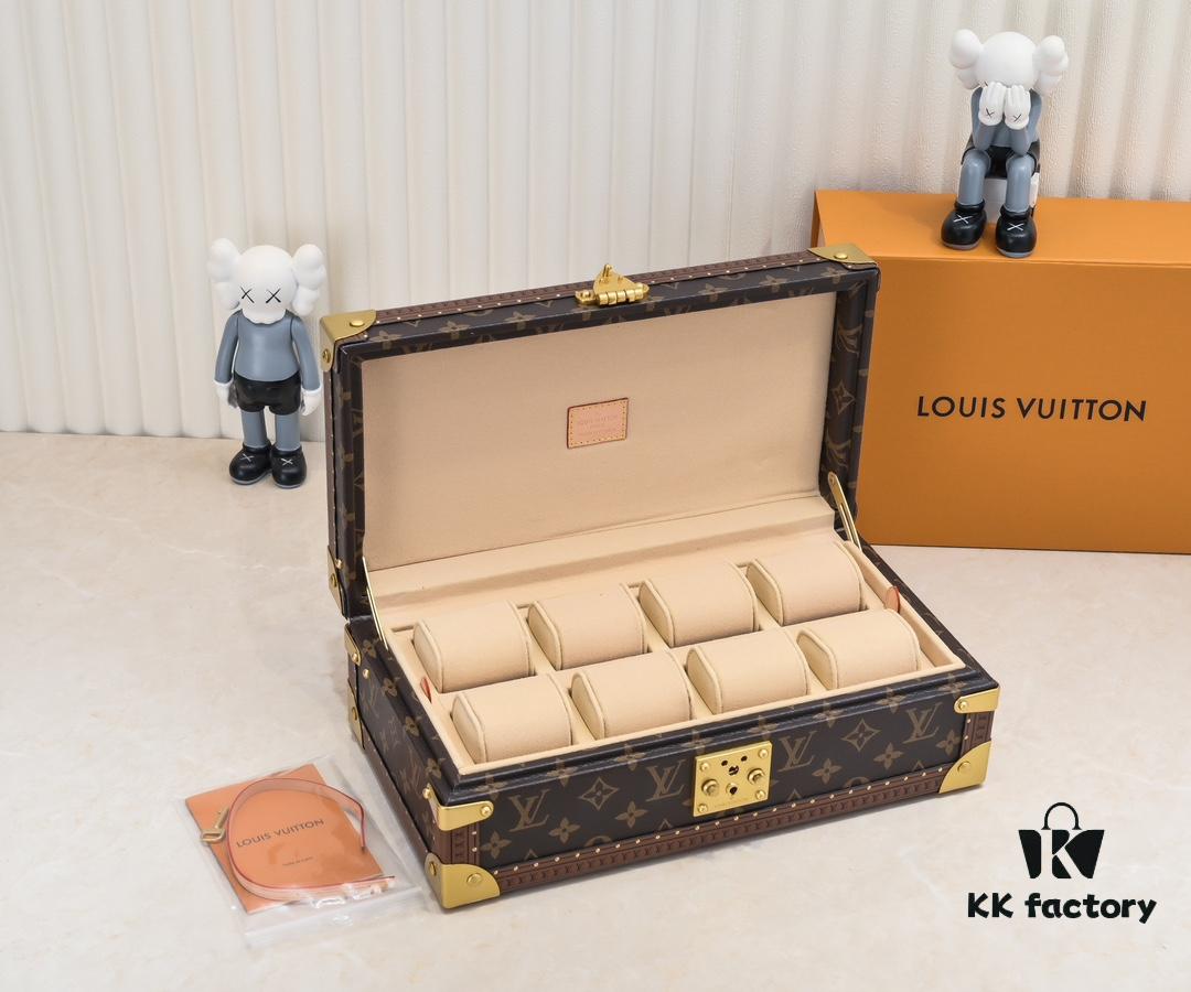 Top-Grade Original M4700B [Exclusive Shoot, Upgraded Original Version] 8-Piece Watch Box in Apricot Color