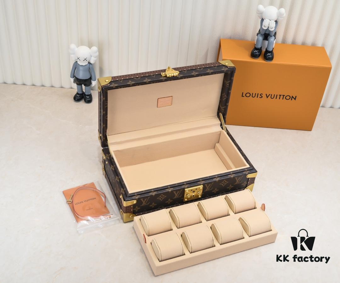 Top-Grade Original M4700B [Exclusive Shoot, Upgraded Original Version] 8-Piece Watch Box in Apricot Color