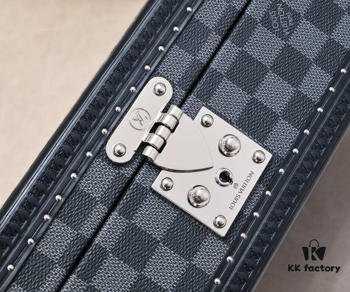 Top-Grade Original M4700B [Exclusive Shoot, Upgraded Original Version] 8-Piece Watch Box in Black Grid